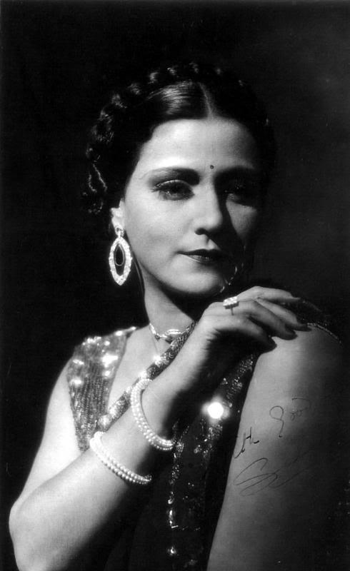 Actress Sulochana (Real Name Ruby Myers) 1920's