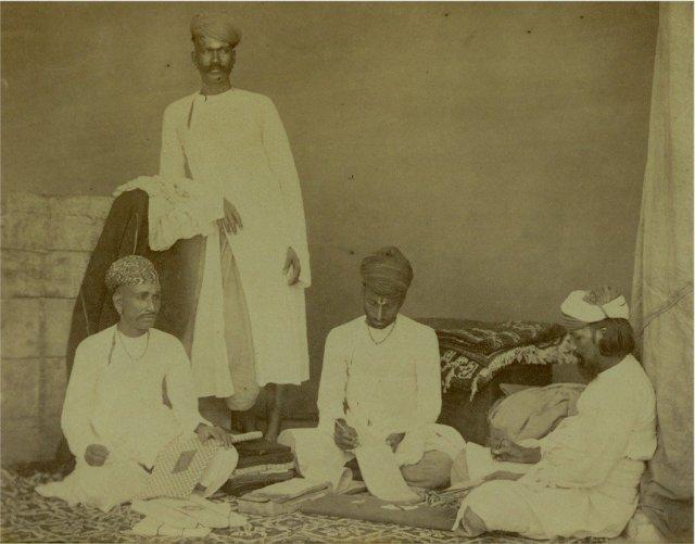 Albumen Photograph of Cloth Merchants