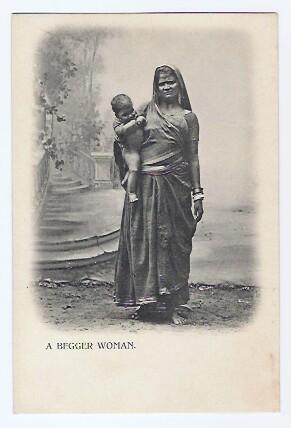 A beggar Woman with Child