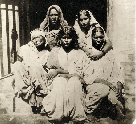 Bengali Hindu Women in Prison in Alipur (Now in West Bengal, Kolkata) - c1856