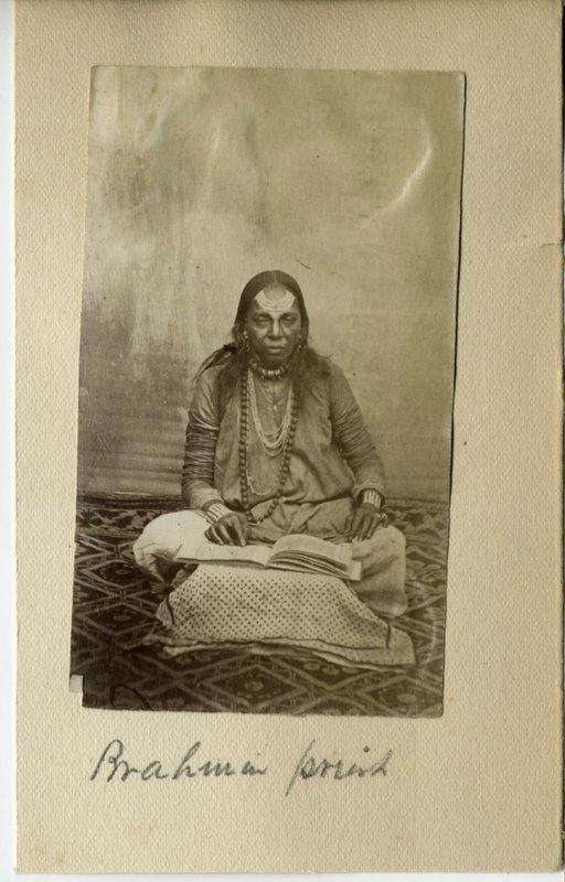 Brahmin Priest - India 1880's