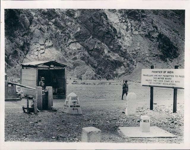 British India and Afghanistan border - 1934