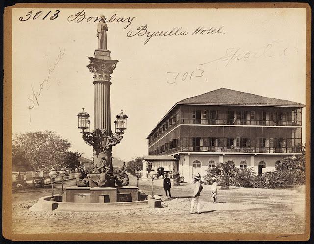 Byculla Hotel - Bombay (Mumbai) - 19th Century Photograph