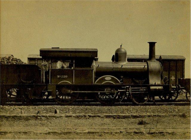 Chord Line Engine 220, East India Railway - c1870