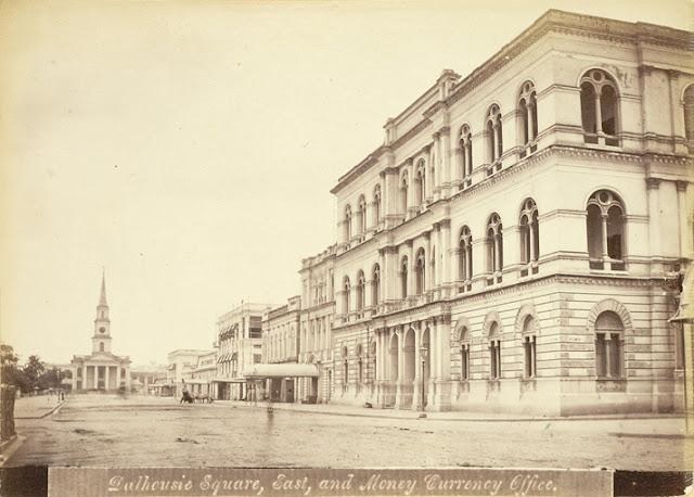 Currency Office in Dalhousie Square - Calcutta (Kolkata) 1878