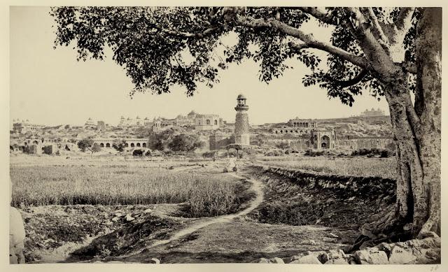 Distant View of Fatehpur Sikri - Agra 1860's