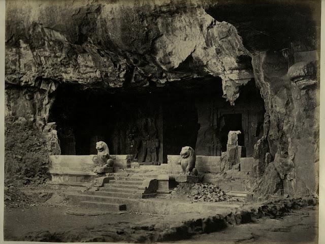 Elephanta Caves - 1870's