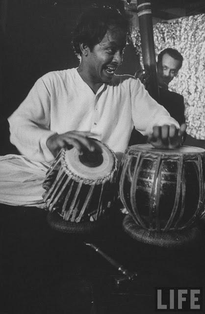 Famous Tabla Player Pandit Chatur Lal in USA - December 1956