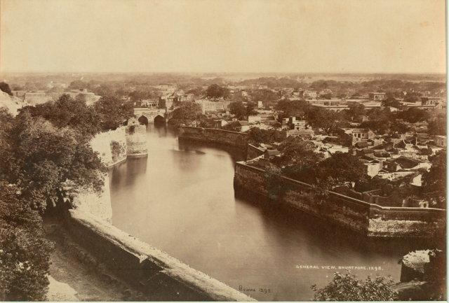 General View of Bharatpore, Rajasthan - c1865