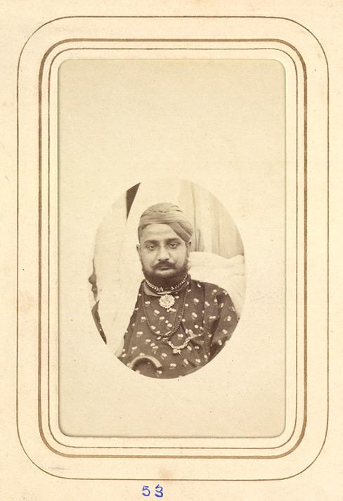 Gopal Singh, Raja of Chamba - 1870