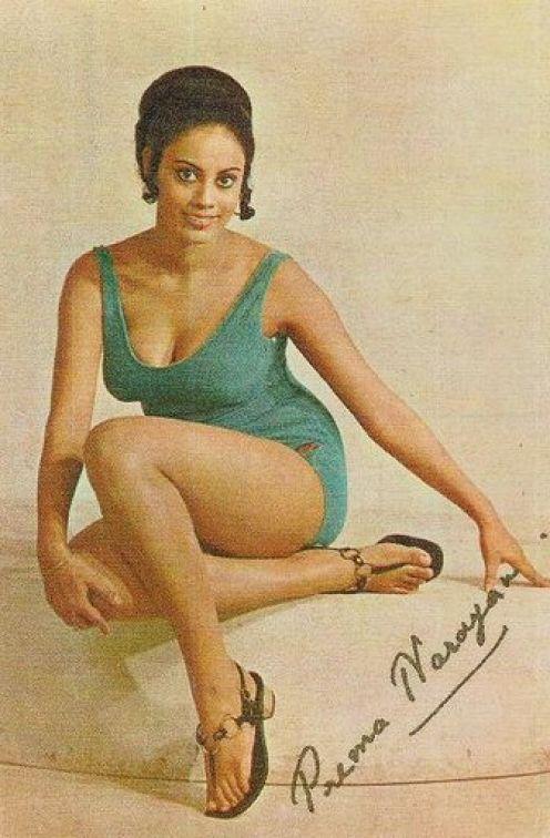 Hindi Movie Actress and Dancer Prema Narayan - 1970's