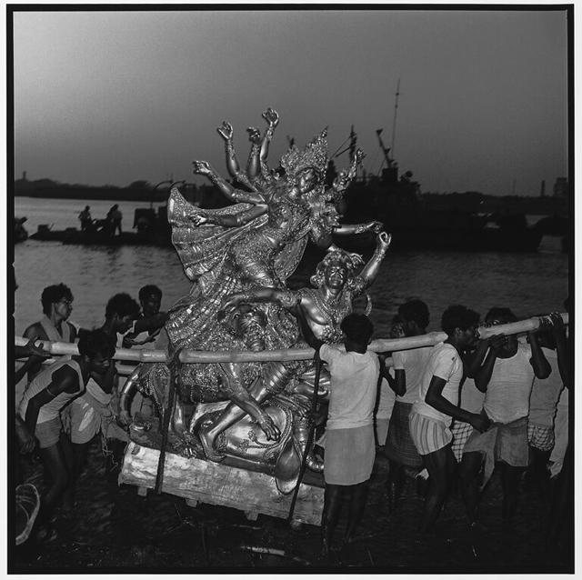 Immersion of Goddess Durga in River - 1982