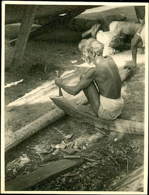 Indian Boatmaker - 1940's