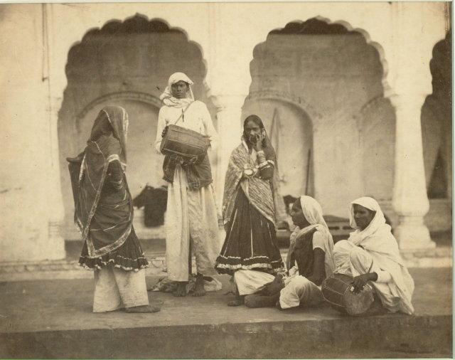 Indian Hermophrodite Entertainers - c1865