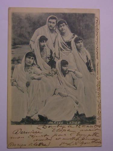 Indian Parsee Ladies postcard - 1904