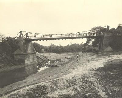 Iron Suspension Bridge - Dhaka 1904