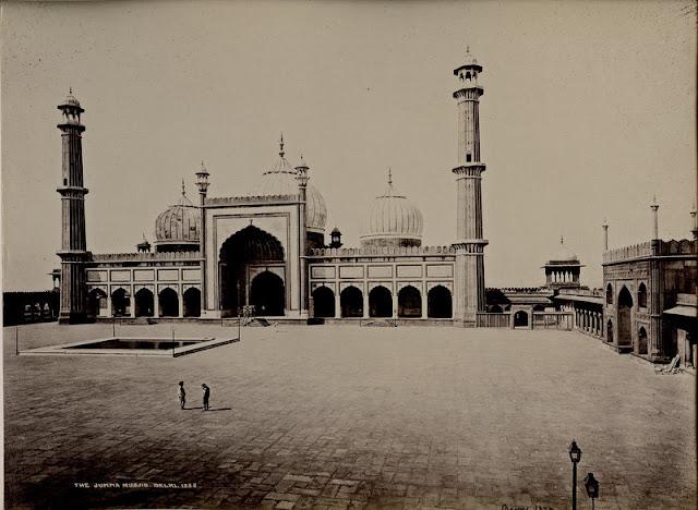 Jama Masjid in Delhi - c1860-80's