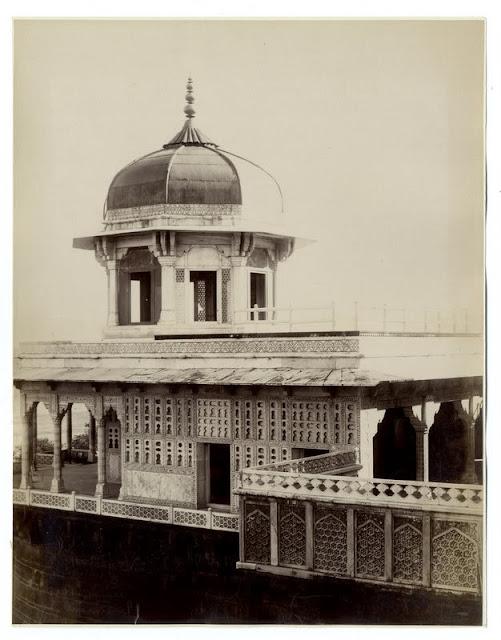 Jasmine Tower of Agra Fort - c1880's