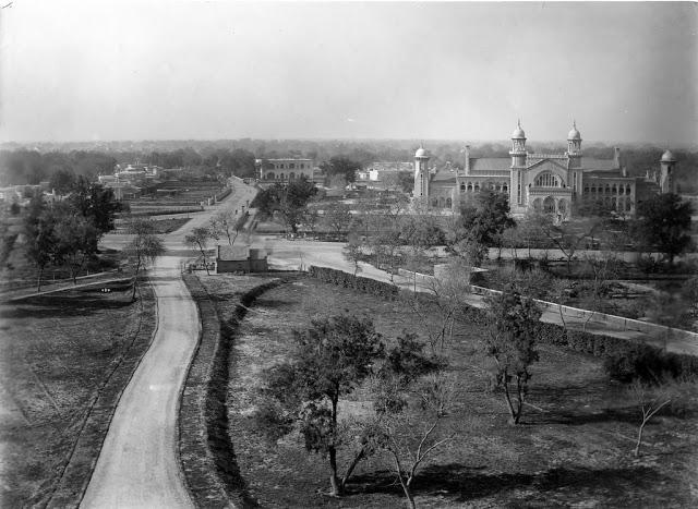 Lahore High Court, Taken from the Anglican Cathedral Grounds - c1900s