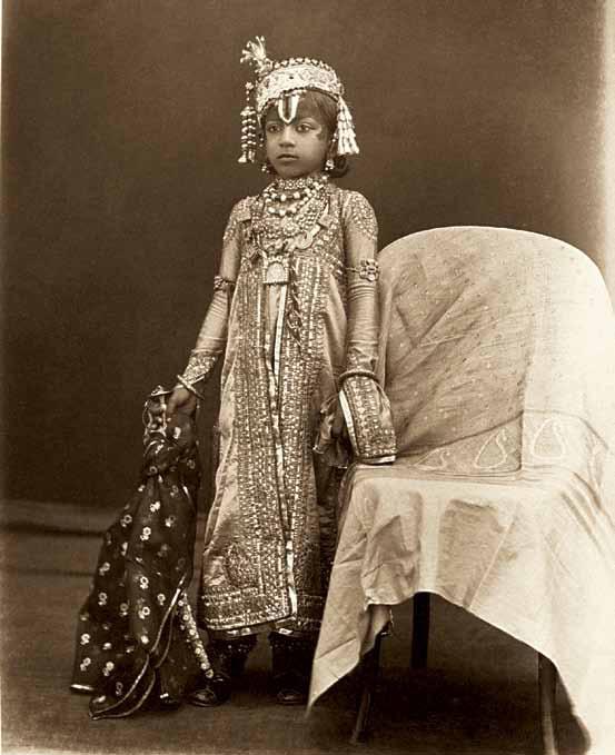 Maharaja Venkat Raman Singh (born. 1876, Ruled. 1880-1918) of Rewa - Circa 1885