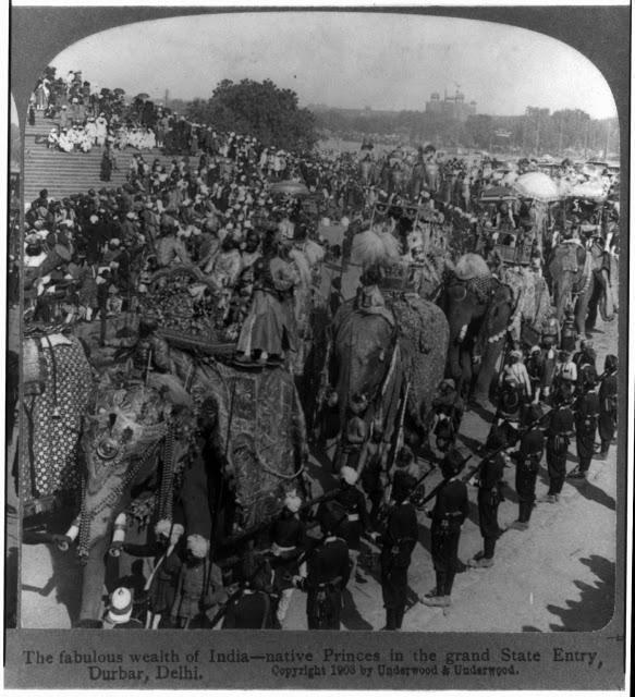 Native Princes in the Grand State Entry - Delhi Durbar 1903