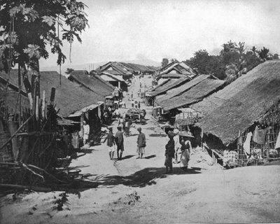 Native Village near Calcutta - 1892