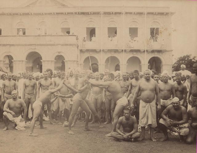 Pahelwans in Hyderabad - c1870