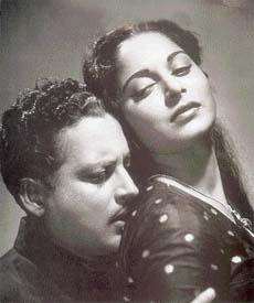Photograhs of Hindi Movie Actress Waheeda Rehman - 1950-60's