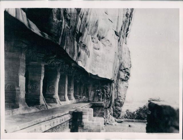 Rare Frescoes Found in Badami in the Bagalkot District in the north part of Karnataka, India - 1937