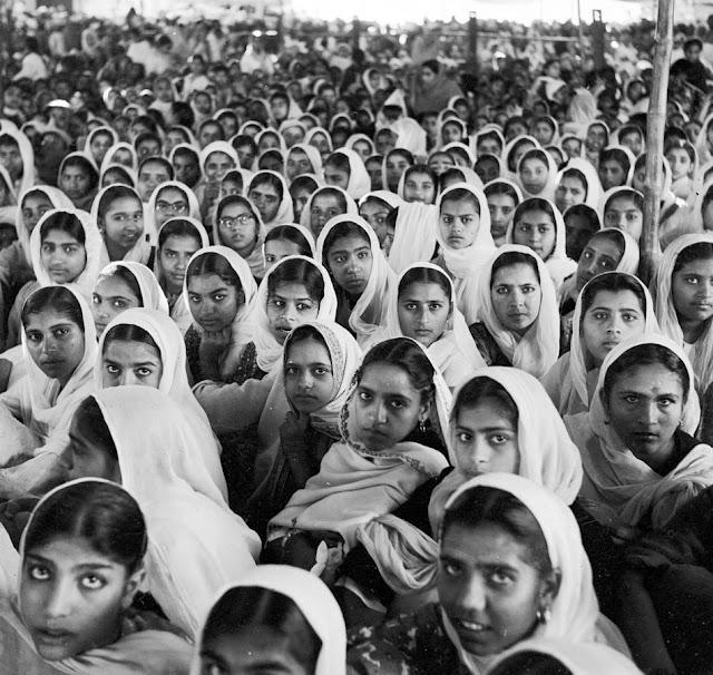 Sikh women worshippers - c1950's