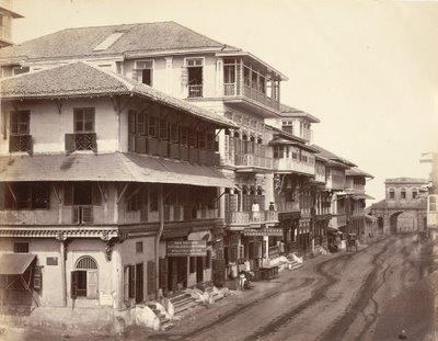 Street in Bombay 1860s