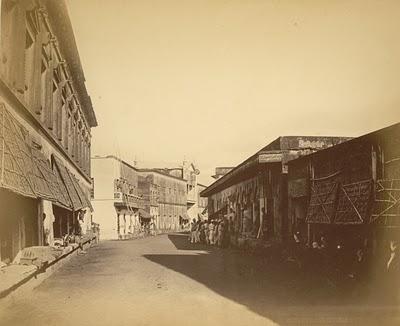 Street scene in Dhaka - 1875