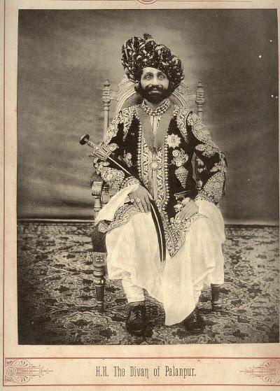 The Divan of Palanpur - Late 19th Century Photograph