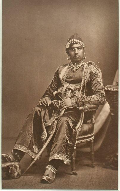 The Maharana of Udaipur, Rajasthan - 1875