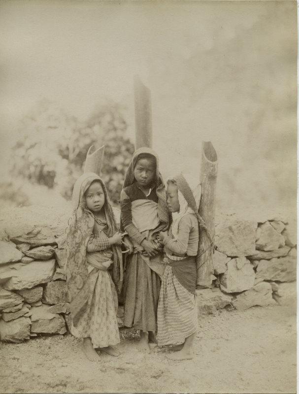 Three Children - Northern India 1890's