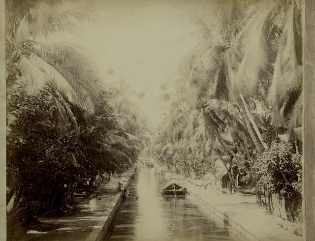 Various Vintage Photographs of Streams, Rivers and Canals - Ceylon (Sri Lanka) 1890's