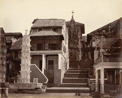 Village of Walkeshwar, Malabar Point, Bombay 1860s