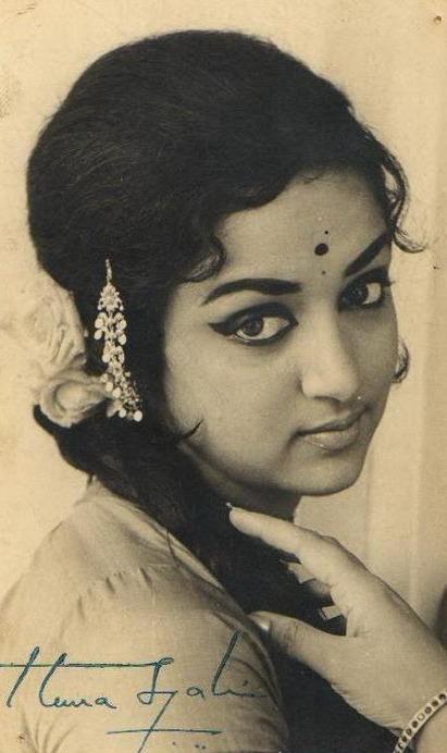 Vintage Photograph of Hindi Movie Actress Hema Malini