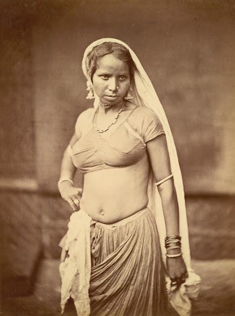 Vintage Portrait of an Indian Woman - Eastern Bengal 1860's